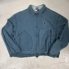 90s TOMMYHILFIGER フラッグタグ スウィングトップジャケット