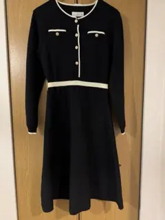 韓国風 同伴 ワンピース 長袖