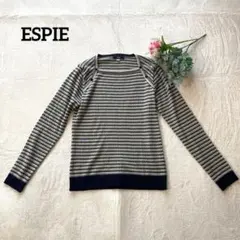ESPIE　ウール混 レディース ニット 薄手 セーター マルチカラー Lのサムネイル
