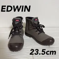 EDWIN ハイカットレインスニーカー 23~23.5cm サイズM