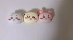 ちいかわ おかおミニシリコンポーチ ちいかわ　かにちゃん　ラッコ　3個セット