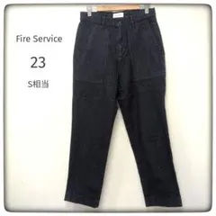 Fire Service ベイカーパンツ 23 デニム ストレート インディゴのサムネイル