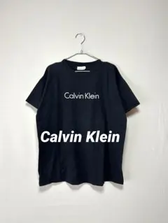 90's USA製 Calvin Klein CK半袖 Tシャツ L ネイビー | Mercari