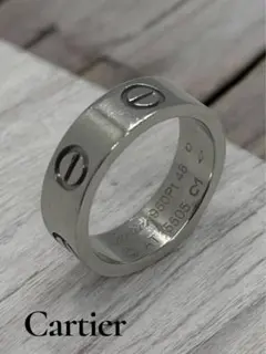 Cartier ラブリング 46 WG 証明書付き - メルカリ