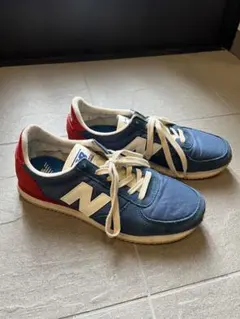New Balance ネイビー/レッド スニーカー
