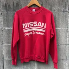 90s？ JERZEES 赤 トレーナー L NISSAN USDM 日産　レア