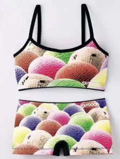 OUTDOOR スポブラ ブラジャー ヨガウェア トレーニングウェア アイス柄のサムネイル