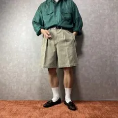 90s poloRalphLaurenラルフローレンポロチノショーツ34チノパン