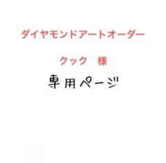 クック様　専用　ダイヤモンドアートオーダー