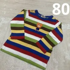 ホットビスケッツ　長袖　ロンT 80