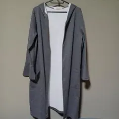 MISCH MASCHフードカーディガン　グレーMサイズ