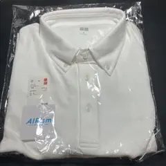UNIQLO エアリズム カノコポロシャツ 半袖 ホワイト XLのサムネイル