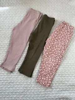 ベビー用レギンス3点セット90.95サイズ