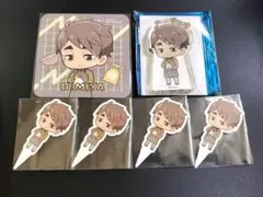 ハイキュー ハートブレッドアンティーク アクリルブロック コースター ピック 治