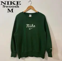 希少✨NIKE刺繍ロゴ　スウェットトレーナーM nikeスウェット刺繍ロゴ