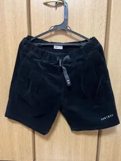 ルースイソンブラ Domingo 黒 コーデュロイ ショートパンツ Sのサムネイル
