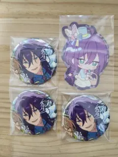 あんスタ　10周年缶バッジ　ステッカー　マヨイ