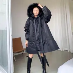 【美品】BIRTHDAY BASH BBモッズコート N3B ブラック S