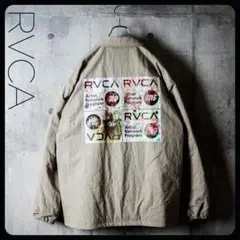 美品 RVCA SERIGRAPH COACHES JACKET L