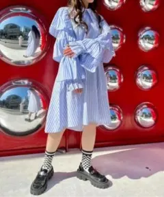 キャンディストリッパー GOOD MOOD STRIPE ワンピース ZARAのサムネイル