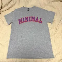 【値下げしました】江沼郁弥　MINIMAL ロゴプリント Tシャツ グレーのサムネイル
