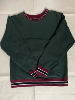 Champion リバースウィーブ X-LARGEL リブライン グリーン