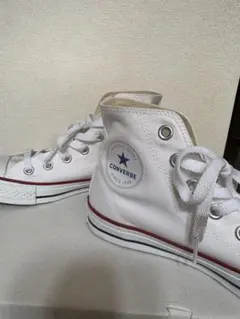 CONVERSE ホワイト ハイカットスニーカー