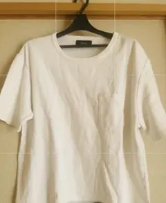 メンズ　INHERIT ホワイト Tシャツ Lサイズ