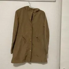 ブラウン フード付き マウンテンパーカー