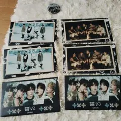 TOMORROW X TOGETHER の マルチケース6枚と缶バッチ１個