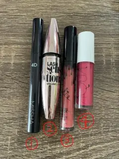 M*i様 マスカラ　リップ　まとめ売り