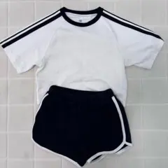 GUトップス ショートパンツ セットアップ 120