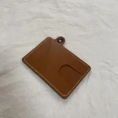 【最終値下げ】Native Creation レザー　本革カードケース　ブラウン