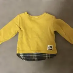 petit main ミッキー長袖Tシャツ 80