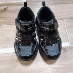 【美品】キッズスニーカー ブラック/グレー 17.0cm