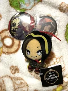 ツイステ　ジャミル　寮服　エクストラ　マスコット　ぬいぐるみ　タグ付き　缶バッジ