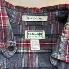 L.L.Bean トラディショナルフィット ネルシャツ