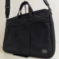 美品 PORTER TENSION ブリーフケース 2way ショルダー A4