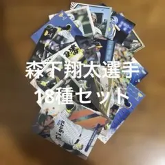 プロ野球チップスカード等森下翔太選手18種まとめセット(キラ7種ノーマル11種)