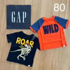 新品★baby gap半袖Tシャツ2枚セット80