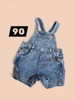 デニムオーバーオール 90サイズ