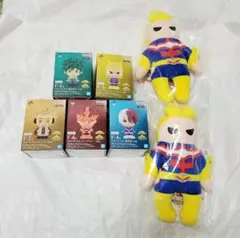 ヒロアカ　F賞　SOFVICちゅ　E賞 オールマイト サウンドぬいぐるみ セット