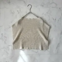 極美品 evam eva♡ドライコットン ベスト 日本製 近藤ニット フリー