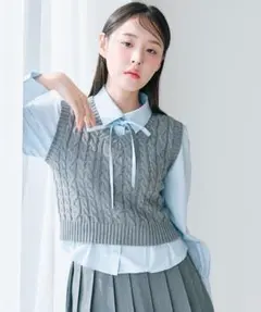 OLIVE des OLIVE シャツ ニットベスト セット
