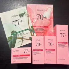 Anua 77+ 桃　乳液　美容液　クリーム　セット