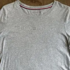 TOMMY HILFIGER グレー 半袖TシャツSサイズ