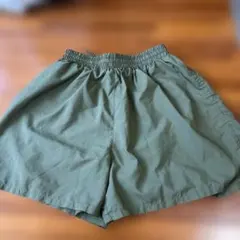 米軍実物 PTショーツ 短丈 ナイロンショーツ オリーブ ウエストゴムのサムネイル