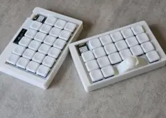 【使用2回未満】tomkey 無線分割式 トラックボール キーボード ホワイト