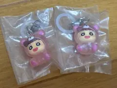 クレヨンしんちゃん　みんなでクマパジャマ　めじるしアクセサリー