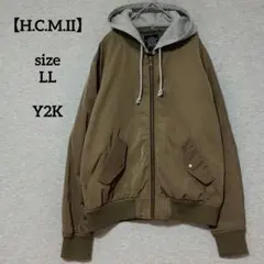 H.C.M.II MA-1 ジャケット ブルゾン フード付き 2way Y2Kのサムネイル